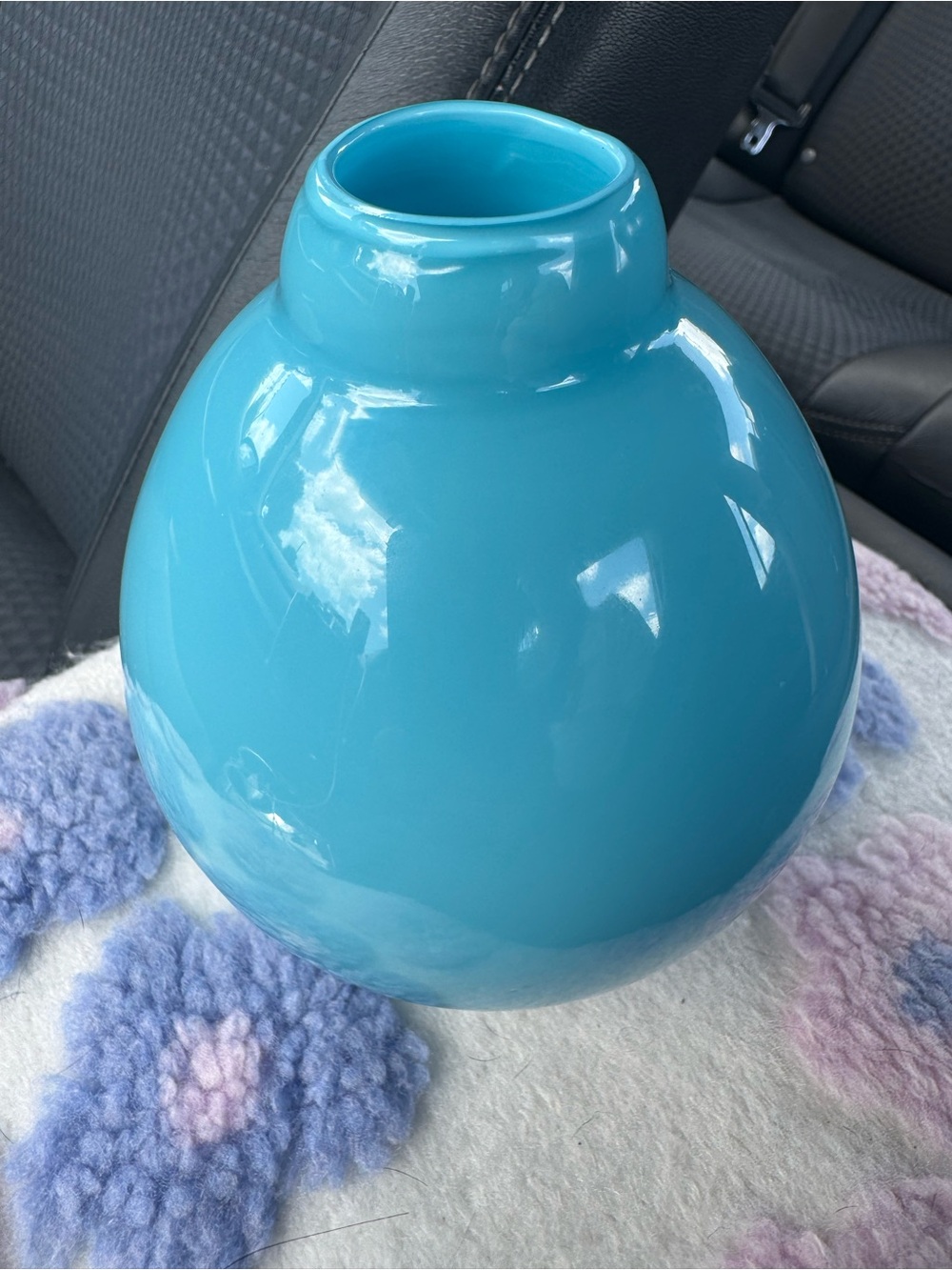 West Elm Opaque Blue Round Vase
Art Glass